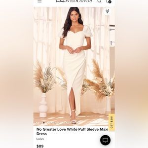 Brand new Lulus wedding dress✨✨